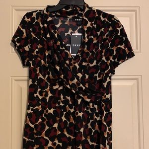 DKNY Leopard Blouse